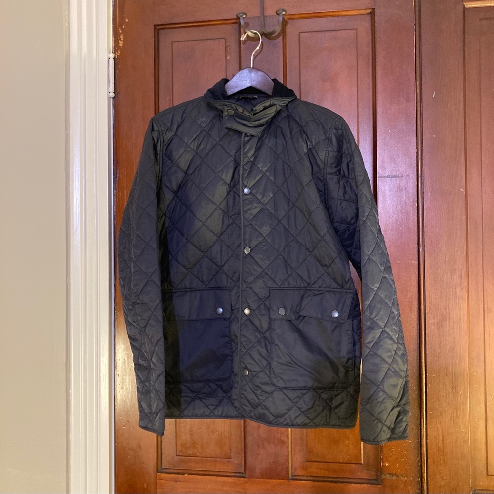 Barbour Navy Quilted Jacket